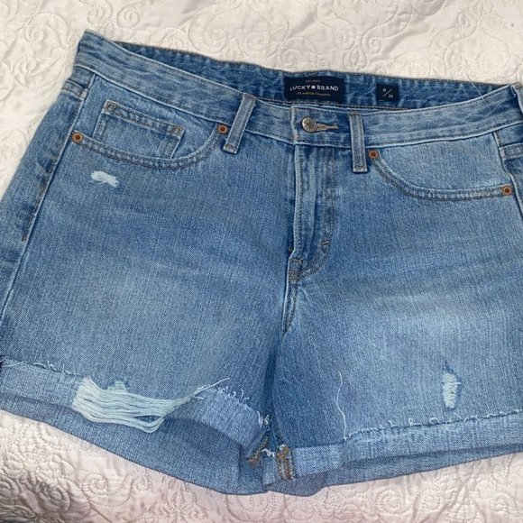 Lucky Brand Pants - LUCKY BRAND HIGH RISE JEAN SHORTS
